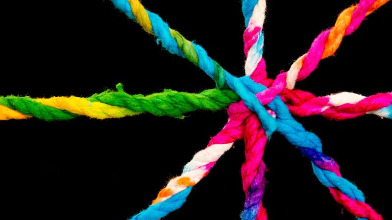 Ropes creating balance